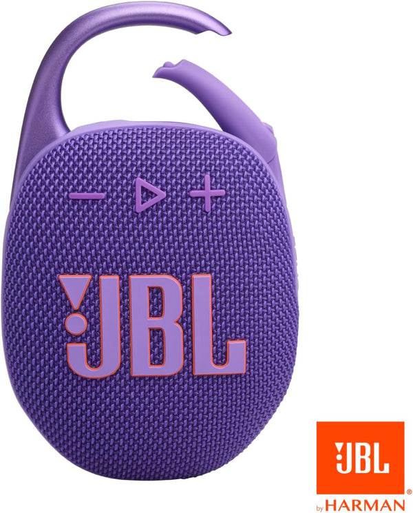 JBL Clip 5 - Ultra-Portable, Waterproof & Dustproof Bluetooth Speaker, Big Pro Sound with Punchy Bass, Integrated Carabiner, up to 12 Hours of