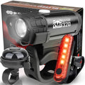 BLITZU Bike Lights, Super Bright Bicycle USB-C Rechargeable Headlight, Taillight & Bike Set, Waterproof Safety Front & Rear Back Light for Night