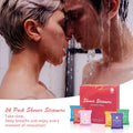 Shower Steamers Aromatherapy for Women and Men, 24-Pack Organic Shower Bombs with Essential Oil, Rose, Watermelon, Tea Tree, Orange, Sea Salt,