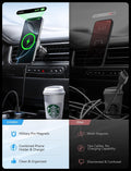 For Magsafe Car Mount Charger, 15W Fast Charging LED Magnetic Wireless Car Charger, Air Vent Phone Holders for Your Car for Magsafe Car Phone