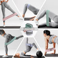 Booty Bands Set, Resistance Bands for Working Out, Exercise Bands for Women and Men Legs and Butt, Stretch Bands for Pilates, Yoga Starter Set