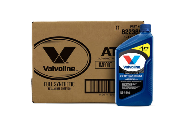 Valvoline Import Multi-Vehicle (ATF) Full Synthetic Automatic Transmission Fluid 1 QT, Case of 6