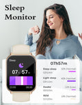RUIMEN Smart Watches for Women Men (Answer/Make Calls), 1.8" Smartwatch for Ios/Android Phones, Fitness Tracker Heart Rate/Sleep Monitor Digital