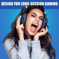 BENGOO G9000 Stereo Gaming Headset for PS4 PC Xbox One PS5 Controller, Noise Cancelling over Ear Headphones with Mic, LED Light, 7.1 Surround