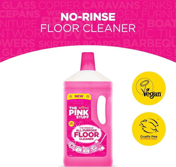 Stardrops - the Pink Stuff - the Miracle All Purpose Floor Cleaner - Pack of 2, 67.6 Fl Oz (82375)