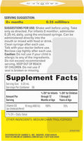 Zarbee'S Vitamin D Drops for Infants, 400IU (10Mcg) Baby & Toddler Liquid Supplement, Newborn & Up, Dropper Syringe Included, 0.47 Fl Oz