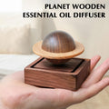 Planet Wooden Essential Oil Diffuser - Walnut Aroma Therapy for Home, Office, Car, Yoga Hall and SPA - Passive Diffuser for Desk Table Decor