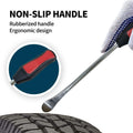 Sutekus 14.5" Tire Spoons Tool Kit Lever Mount/Demount Iron with Tire Valve and Rim Protectors for Auto Motorcycle Dirt Bike Lawn Mower Tractor