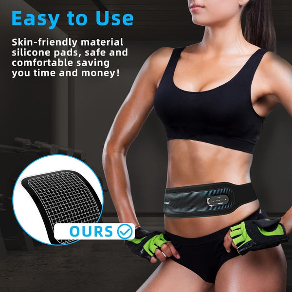 Abs Stimulator Training Replacement Pads for Domas Wireless Abs Toning Training Belt, 12 Pcs Electrodes Replacement Pads Electrode Patches with