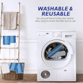 Upgraded Replacement Microfiber Mop Pads for Rubbermaid Commercial 18 Inch Mop 17 Inch Mop, Reusable Wet & Dry Commercial Cleaning Flat Mop System