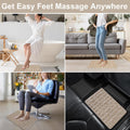 Foot Acupressure Mat and File, Foot Massage Mat anti Fatigue Standing Desk Office Reflexology for Bathroom Offic Yoga Travel Acupressure Tool