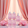 5Pcs Pink 20Ml/ 0.67Oz Card Type Spray Bottles Refillable Perfume Atomizer Container Portable Fine Mist Spray Bottle Travel Bottle Refillable