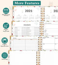 2025 Appointment Book, 2025 Academic Planner 18 Months Weekly and Monthly (January 2025 - June 2026), 8.5"X11" Daily Hourly Planner 60-Minute Time