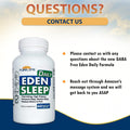 Eden Daily Sleep [New GABA Free Formula] â Fall Asleep Faster, Relax Your Muscles, Promote Deep and Restful Sleep (60 Vegan Capsules)