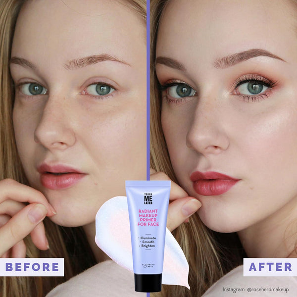 Elizabeth Mott Thank Me Later Radiant Face Primer â Dermatologist & Allergy Tested â Illuminating, Hydrating Makeup Base for Glowing Skin â