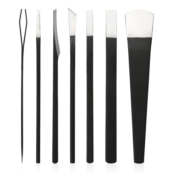 Pedicure Knife Set for Feet, Segbeauty 7Pcs Ingrown Toenail Blade Tool with Storage Bag, High Manganese Steel Nail Knives Cuticle Remover,
