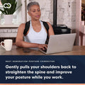 Copper Compression Posture Corrector for Men & Women - Adjustable Copper Infused Orthopedic Brace for Pain Relief from Bad Posture, Slumping -