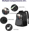 MATEIN 15.6 Inch Backpack for Men Women, Professional Business Laptop Backpack with Multiple Organization Pockets, Water Resistant Casual Daypack