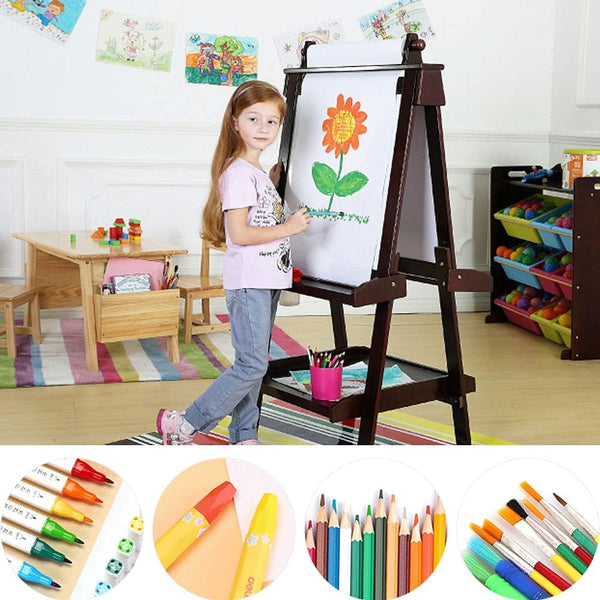 Easel Paper Roll, 2PCS, 43CM X 15M Each Drawing Paper, 17-Inch by 49-Feet Art Paper Roll Replacement for Kid'S Art Easel Paper, Arts & Crafts,