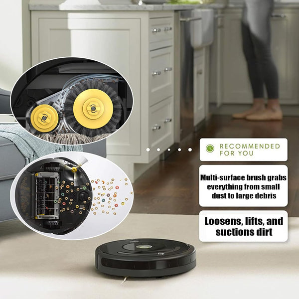 Roomba Replacement Brush Compatible with Irobot Roomba 600 and 700 Series 614 620 630 635 640 645 650 655 660 675 680 690 695 760 770 780 Vacuum