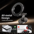 Syncwire Fits MagSafe Car Mount for Car Dash&Tesla Screen[All-Metal] Magnetic Phone Holder, [Flexible Three-axis]360° Rotation Car Mount Strong