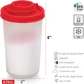 SIGNORAWARE Salt and Pepper Shakers Moisture Proof Set of 2 Large Salt Shaker to Go Camping Picnic Outdoors Kitchen Lunch Boxes Travel Spice Set