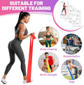 Resistance Bands, 5 Pcs Exercise Bands Elastic Stretch Bands for Fitness Yoga Pilates Stretching Strength Training, Workout Bands for Women and
