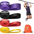Pull up Assistance Bands Set 5 LBS - 230 LBS, Long Resistance Bands for Pull Ups Working Out, Gym Workout Bands for Men Exercise Muscle Training
