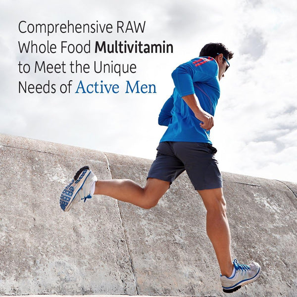 Garden of Life Vitamin Code Whole Food Multivitamin for Men, Fruit & Veggie Blend and Probiotics for Energy, Heart, Prostate Health, 120 Count