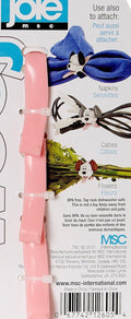 Joie Woof Multi-Use Reusable Kitchen Ties, Keep Food Bags Closed for Freshness, Organize Cords, Cute Cloth Napkin Ring, Set of 3, Dog-Themed