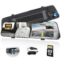Mirror Dash Cam for Cars,4.5" Rear View Mirror 1080P Front and Rear View Dual Cameras,Super Night Vision,Parking Assistance,G-Sensor,24H Parking