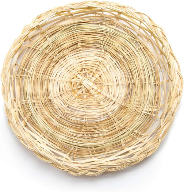 Fox Run Brown Wicker Paper Plate Holders, 9 X 9 X 0.5 Inches