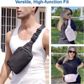 Pander Belt Bag Large 2L, Waterproof Everywhere Fanny Pack Purse for Women and Men with Adjustable Strap.