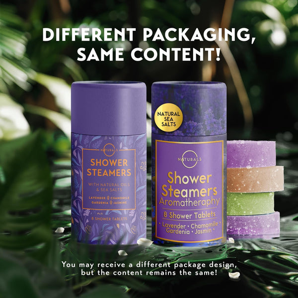 Shower Steamers Aromatherapy - Birthday Gifts for Women - Shower Bombs Aromatherapy, Spa Day Essentials, Relaxation Spa Gifts - Self Care Unique