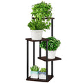 AZERPIAN Plant Stand 4 Tier Indoor Metal Flower Shelf for Multiple Plants Corner Tall Flower Holders for Patio Garden Living Room Balcony Bedroom,