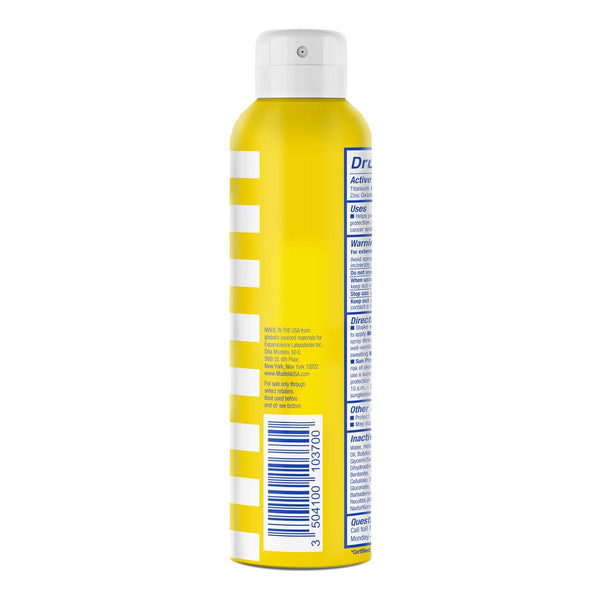 Mustela Baby Mineral Sunscreen Spray SPF 50 Broad Spectrum - Body Sun Spray for Sensitive Skin - Water Resistant & Fragrance Free - 6 Fl.Oz.