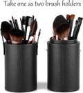 Narwey Makeup Brush Holder Travel Brushes Case Bag Cup Storage Dustproof for Women (Black)