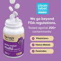 Renzo'S Picky Eater Kids Multivitamin with Iron, Dissolving Kids Vitamins with Vitamin D3 & K2 and More, 60 Sugar-Free Melty Tabs, Cherry Moâ