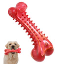 Dog Chew Toy for Aggressive Chewers, Tough Natural Rubber Bone with Irresistible Beef Flavor, Long-Lasting Teeth Cleaning & Reduce Boredom,
