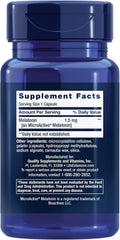 Life Extension Melatonin IR/XR, 1.5 Mg, Immediate- and Extended-Release Formula for Optimal Sleep Support, Healthy Circadian Rhythms, Cellular