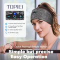 Sleep Headphones Bluetooth Headband for Side Sleeper 2-Pack, 14H Playtime, Wireless Headband Headphones with HD Stereo Speakers for