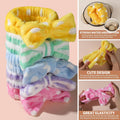 Teenitor 5pcs Makeup Headband with Removable Bow, Spa Headband for Washing Face for Teen Girls Women, Christmas Gifts Basket for Teens Girls