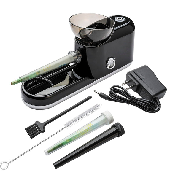 Free Boy Electric Cones Rolling Machine Automatic Cone Loader Minin Portable Pre Rolled Cones Filling Maker,1 Stirring Rod, 1 Brush(King Size,