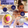 Bath Bombs Gift Set - Ultra Bubble XXL Fizzies (6 X 4.1 Oz) with Natural Dead Sea Salt Cocoa and Shea Essential Oils, the Best Birthday Gift Idea
