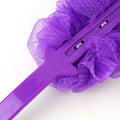 Back Scrubber Brush Long Handle for Shower, Loofah on a Stick Sponge Back Brush, Body Exfoliator Scrubber Bath Brush for Men Women, Exfoliating