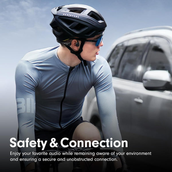 Bone Conduction Headphones,Open Ear Headphones Bluetooth5.4 with Mic,Wireless Headphones 10H Playtime, Waterproof Sport Headphone Suitable for