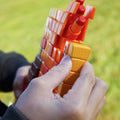 Nerf Minecraft Firebrand, Dart Blasting Axe, 6 Nerf Elite Foam Darts, Design Inspired by Minecraft Axe in the Game, Pull down Priming, Minecraft Toys