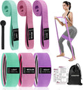 Large Fabric Resistance Bands for Working Out, Loop Exercise Bands for Booty Leg, Butt, Glutes, Stretch Workout Bands for Women & Men, Hip Elastic