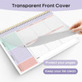 Weekly to Do List Notepad with 52 Undated Sheetsï¼8.5"Ã11"ï¼- Weekly Desk Planner for Women & Man, Work and Home - Violet Dream