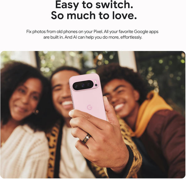 Google Pixel 9 Pro XL - Unlocked Android Smartphone with Gemini, Triple Rear Camera System, 24-Hour Battery, and 6.8" Super Actua Display - Hazel